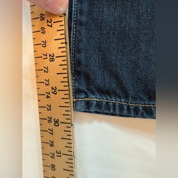 PAIGE Jimmy Jimmy Skinny Jeans Womens 28 Dark Wash ELIA Made in USA Denim - Picture 9 of 10